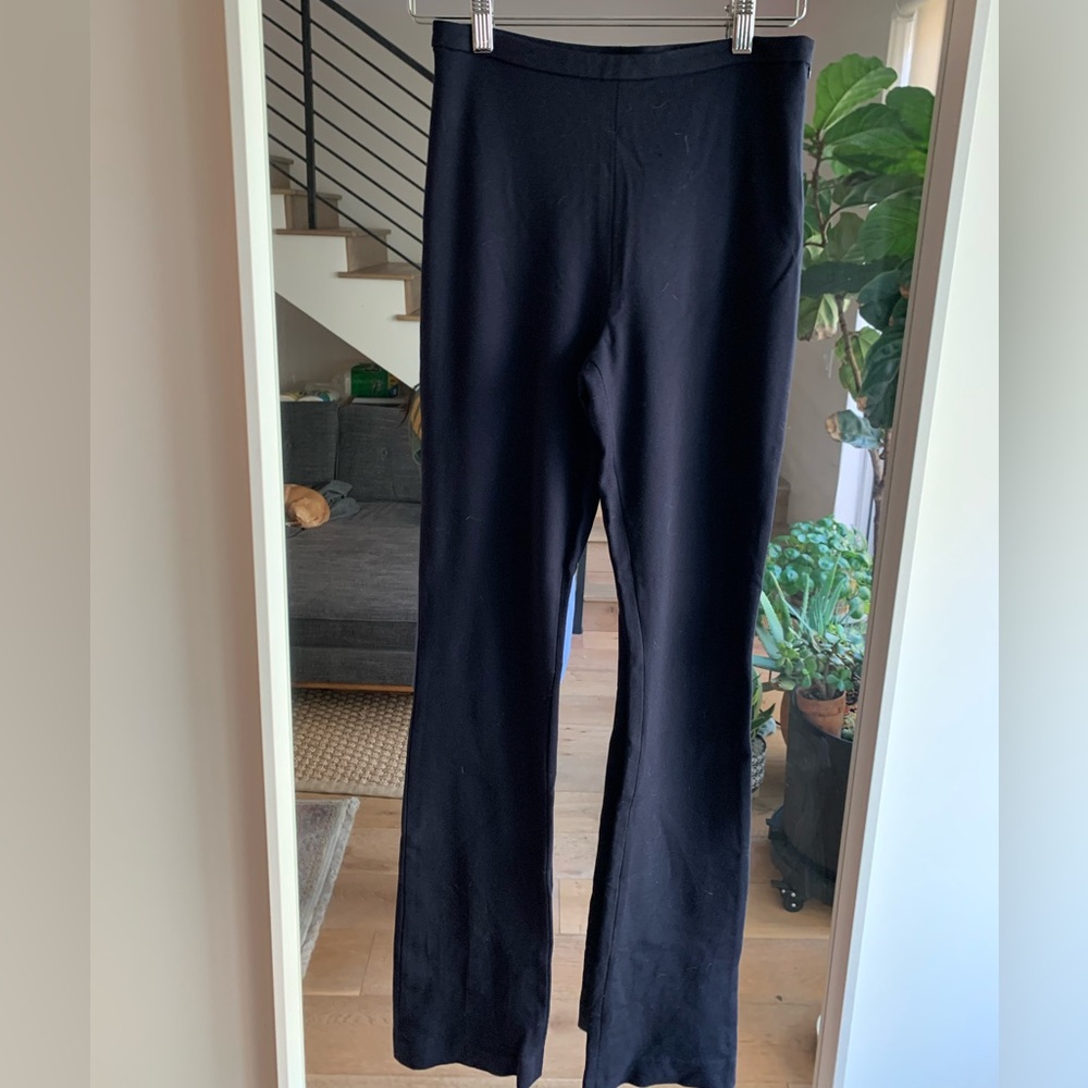 Anine Bing Navy Blue Bootcut knit pants